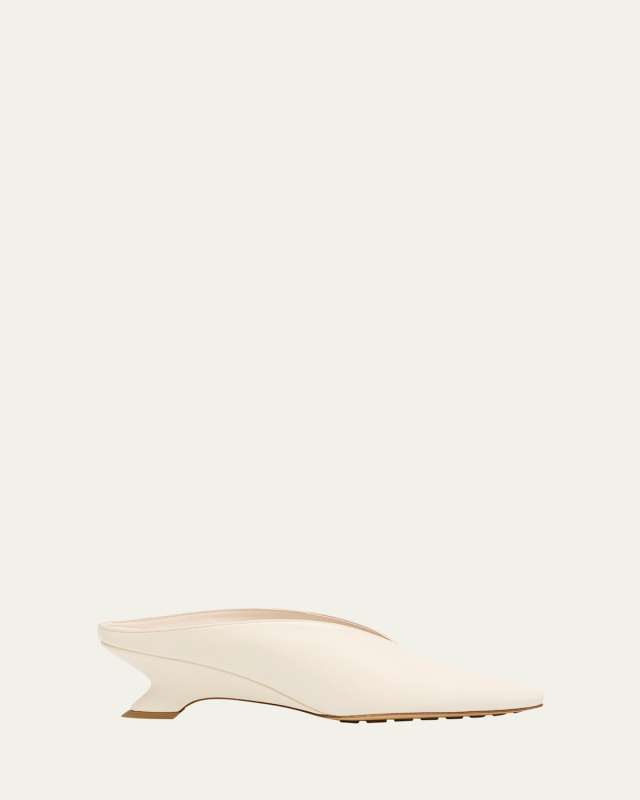 Bounty Vinyl Kitten-Heel Mules